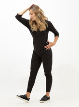 Cargar imagen en el visor de la galería, enterizo HOODIE negro