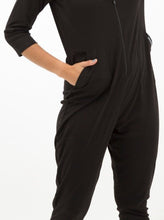 Cargar imagen en el visor de la galería, enterizo HOODIE negro